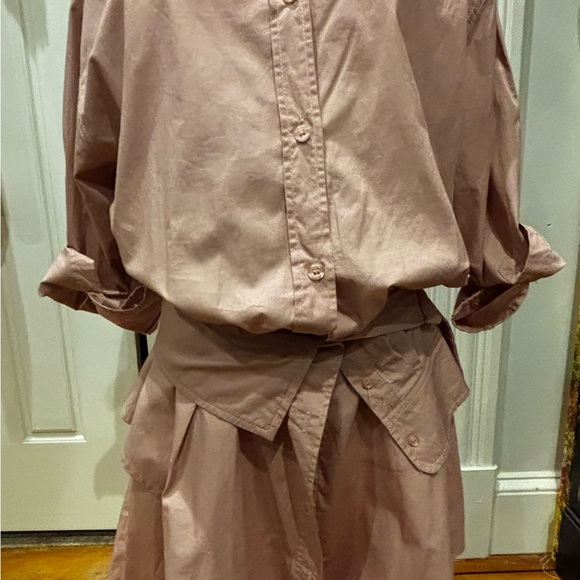 Chic Asymmetrical Pink Dress - Picture 10 of 11